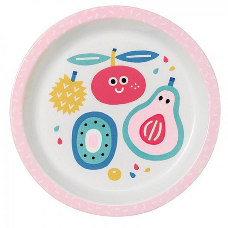 Talerz fi 18 cm dla małych dzieci, seria Tutti Frutti | Maison Petit Jour®