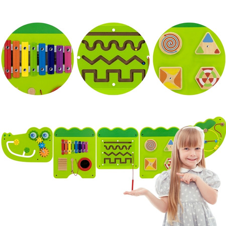 Viga Panel ścienny krokodyl junior