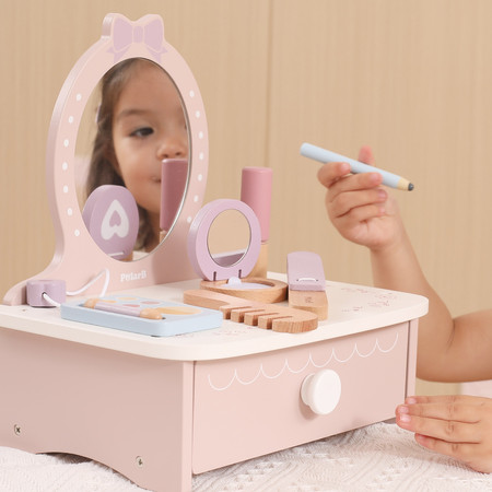 Viga Drewniana Toaletka z Akcesoriami Kącik Małej Księżniczki