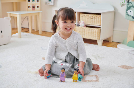 Rodzinka Sunny Doll, zestaw laleczek, Tender Leaf Toys