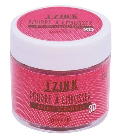 Puder do Embossingu Pelargonia