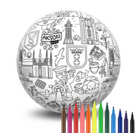 Piłka Balonowa do kolorowania seria miasta TRÓJMIASTO