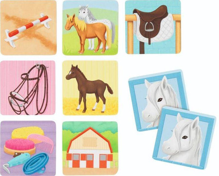 Gra memory Koński Świat 8 par