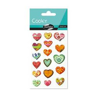 Naklejki 3D wypukłe Serca