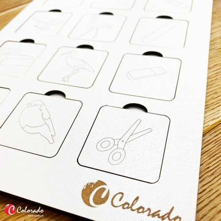 Drewniana tablica do kategoryzowania – część 3