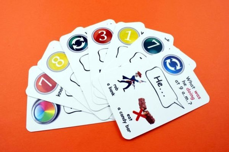 Fun Card English Past Continuous