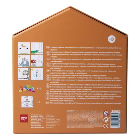 Mój pierwszy zestaw artystyczny Apli Kids - Stempelki