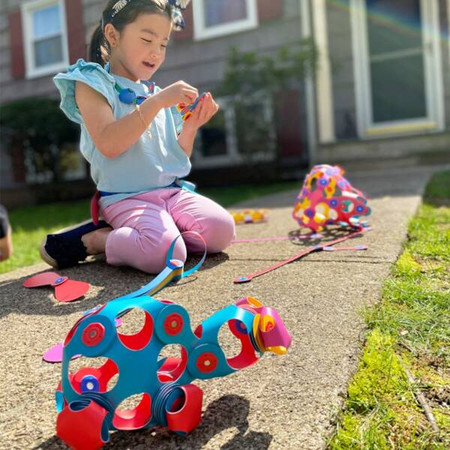 Clixo klocki magnetyczne Crew pack, Zielono-Niebieskie 30 elem.