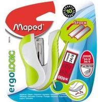 Zszywacz Ergologic Mini 15 Kartek + 400 Zszywek 24/6 Blis.