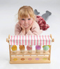 Mini lodziarnia z lodami w rożkach, Tender Leaf Toys