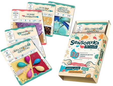 Sensoryka dla Smyka! 30 rozwijających zabaw sensorycznych