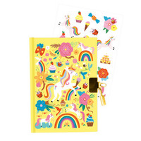 Sekretny pamiętnik z kluczykiem i naklejkami Jednorożce