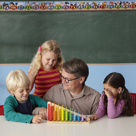 Liczydło drewniane zabawka edukacyjna 55 korali Melissa and Doug 19272-MD