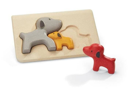 Pieski - Puzzle drewniane Plan Toys