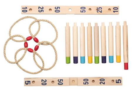 Drewniana gra zręcznościowa Hoopla