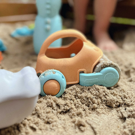 WOOPIE GREEN Zestaw do Piasku z Samodzikiem 10 el. BIODEGRADOWALNY ORGANICZNY MATERIAŁ