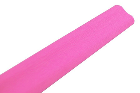 Bibuła marszczona różowa jasna 50x200cm