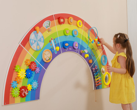 Tablica manipulacyjna Panel ścienny - Tęcza