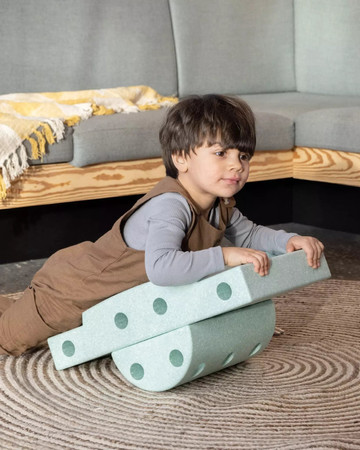 MODU Explorer set - Klocki modułowe XXL rozwijające motorykę dużą - Ocean Mint / Forest Green