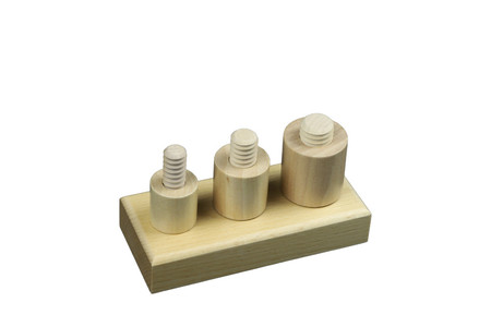 Drewniane śruby i nakrętki