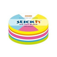 Notes Koło, 67x67mm, Mix 5 Kol. Neon+Biały, 250Kart.