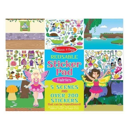 Naklejki wielorazowe – wróżki