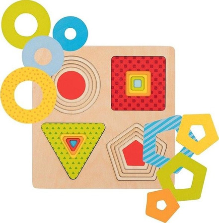 Goki puzzle warstwowe geometryczne
