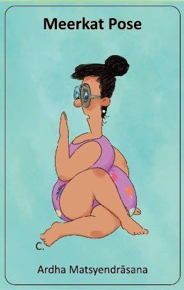 Karty Doda Yoga The Purple Cow - Joga karty z pozycjami Relaks i Spokój EN