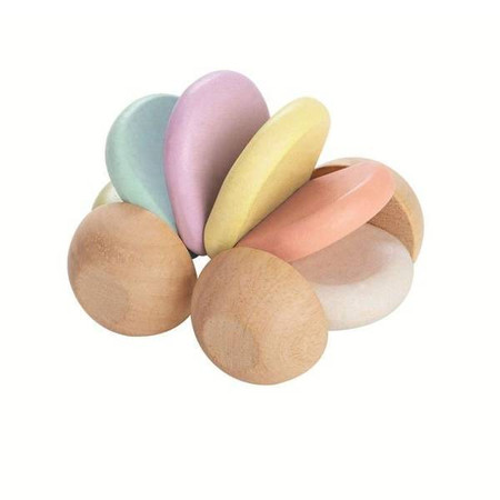 Pastelowy drewniany samochód Plan Toys