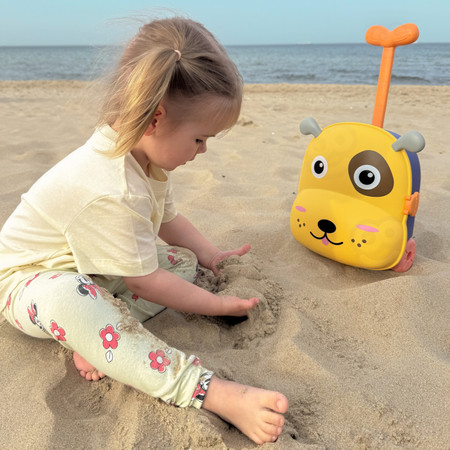 WOOPIE Zestaw do Piasku 3w1 Walizka Piesek + Zabawka Wodna