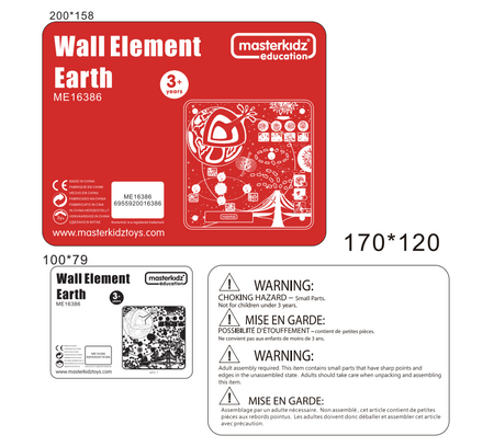 MASTERKIDZ Tablica Edukacyjna Ziemia
