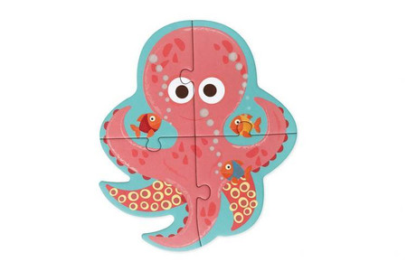 Scratch, Pierwsze Puzzle 5 Zwierząt Ocean