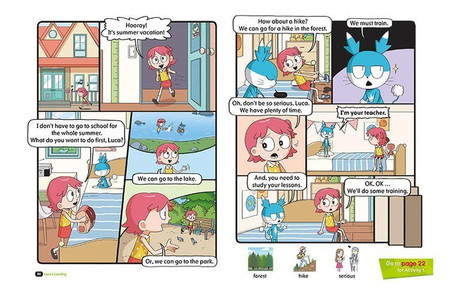 Komiks dla dzieci po angielsku Vera The Alien Hunter Level 3 Część 2