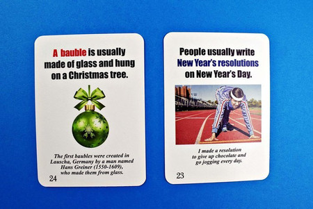 Fun Card English Christmas and Winter