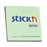 Notes Samoprzy.76mmx76mm Zielony Pastel