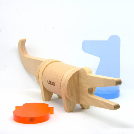 Lekkid, Konstrukcyjne drewniane klocki magnetyczne - BOX 50 el.