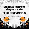 Halloweenowy zestaw materiałów .pdf do druku - flashcards & escape room