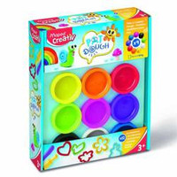 Creativ masa plastyczna 9x56g + akcesoria do pieczenia