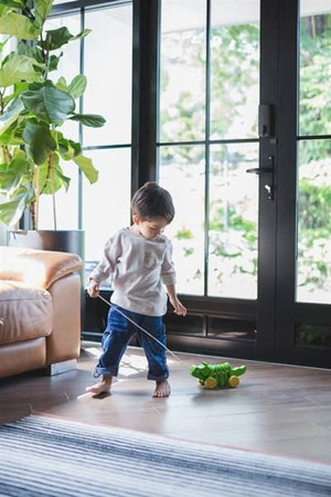 Drewniany krokodyl do ciągnięcia Plan Toys