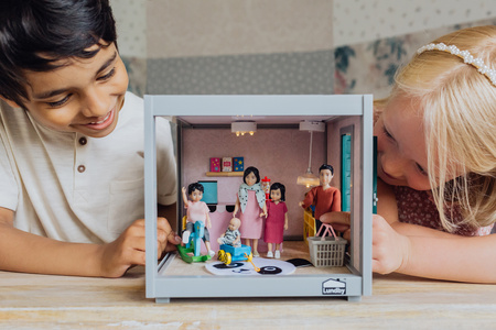 Lalki do domku dla lalek zestaw Nikki, zabawka dla dzieci, domek, Lundby