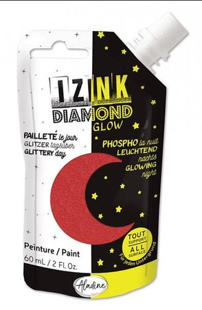 Farba brokatowa Glow Czerwona 60 ml