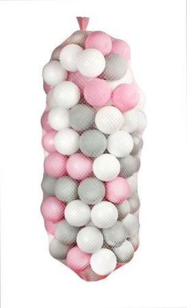 Piłki 7cm - 100 szt MIX 3 kolory GIRL