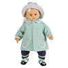 Przeciwdeszczowa kurtka i czapka dla lalki 45 cm ubrania dla lalek Skrallan