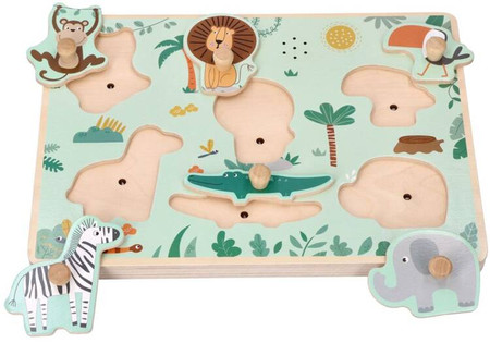 Puzzle dźwiękowe - safari