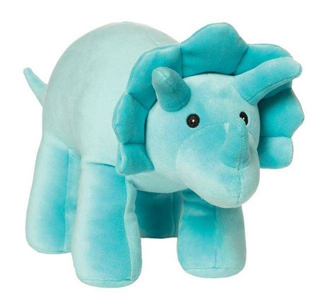 Pluszak dinozaur Triceratops Velveteen 159490-Manhattan Toy, maskotki dla dzieci