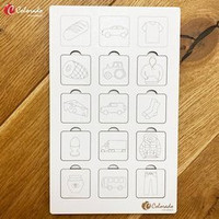 Drewniana tablica do kategoryzowania – część 1