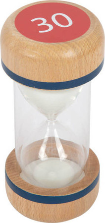 Duże klepsydry piaskowe dla dzieci minuta trzy dziesięć trzydzieści Small Foot