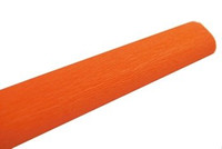 Bibuła marszczona pomarańczowa ciemna 50x200cm