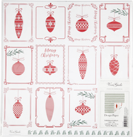 Papier ozdobny Balls and trees 30,5x30,5cm 180g 5 arkuszy edycja limitowana