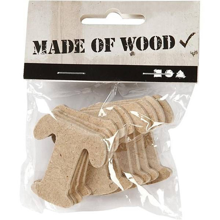 Litera T z MDF H: 4 cm 10 szt.